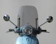 Little dome tinted PIAGGIO VESPA LX 50-125-150 - chromed arms