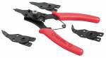 COMBINATION INTERNAL/EXTERNAL CIRCLIP PLIER SET COMPLETE WITH 4 JAWS